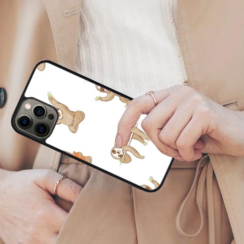 Sloth Cute Animal Magnetic Phone Case For APPLE iPhone 17 Air 16 14 13 12 Pro Max 15 Plus Wireless Charge With MagSafe Cover