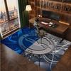 Brighton & Hove Albion Football Print Crystal Velvet Rug, Comfortable Water Absorbent Non Slip Indoor Floor Carpet