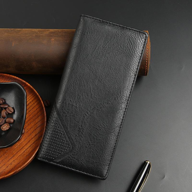 Business Men s Wallet Long, Large Capacity, Multiple Card Slots, ID Zero Wallet Thin, Men s Wallet Flip Cover
