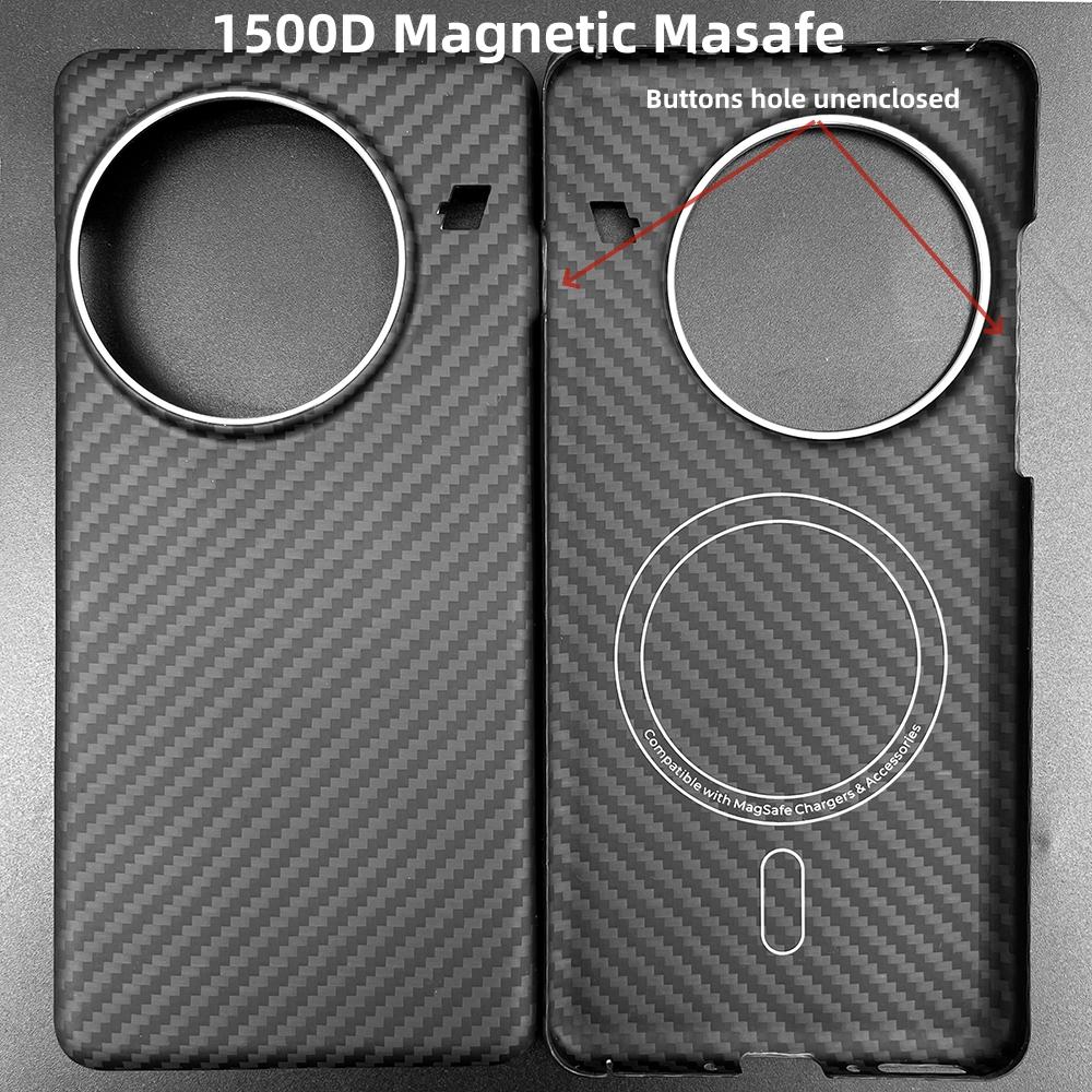 Magnetic Carbon Fiber Case For OnePlus 13 Magsafe Case Aramid Fiber Lightweight Cover Durable Sturdy OnePlus 13 Phone Accessory