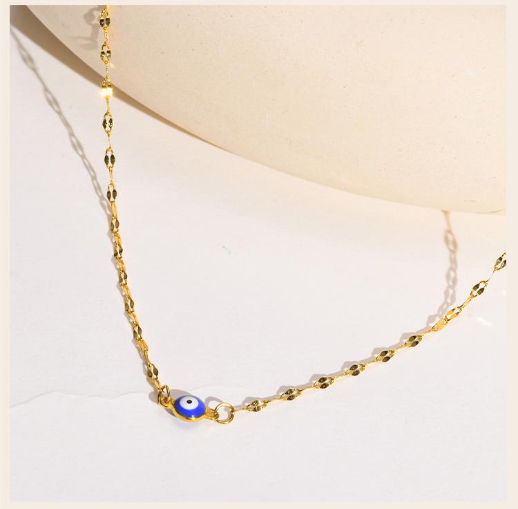 Protection Evil Eye Necklace for Women, Trendy Lucky Amulet Pendant Necklace Gifts for Sister Friends Gift