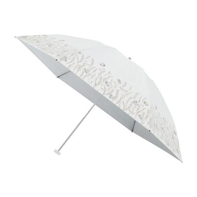 Moonbat Fuwacool Folding Parasol for Perfect for Rain or Premium Light Heat and UV Shiny White Women, Commuting, Shine, Blocking, Protection, Garden,