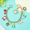 Sanrio Hello Kitty Christmas Pendant Bag Chain Zinc Alloy Charm For Women And Men