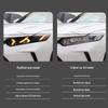 19-22 Honda Inspire Headlight Assembly: Lamborghini-Style LED DRLs & Flowing Turn Signals
