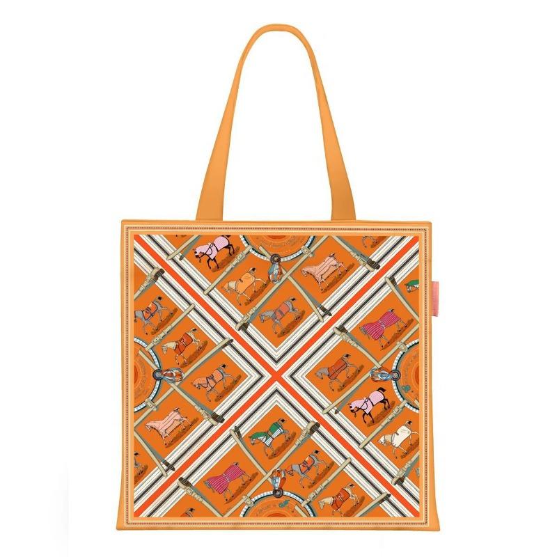Printed Canvas Bag Women's Hand Bag Large Capacity Student Tutoring Shoulder Bag