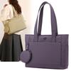 Spacious Tote Bag with Front Pocket and Adjustable Shoulder Strap for Daily Use