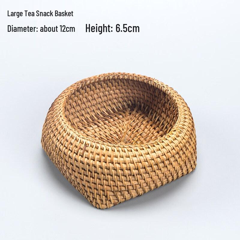 Handwoven Rattan Storage Baskets & Trays