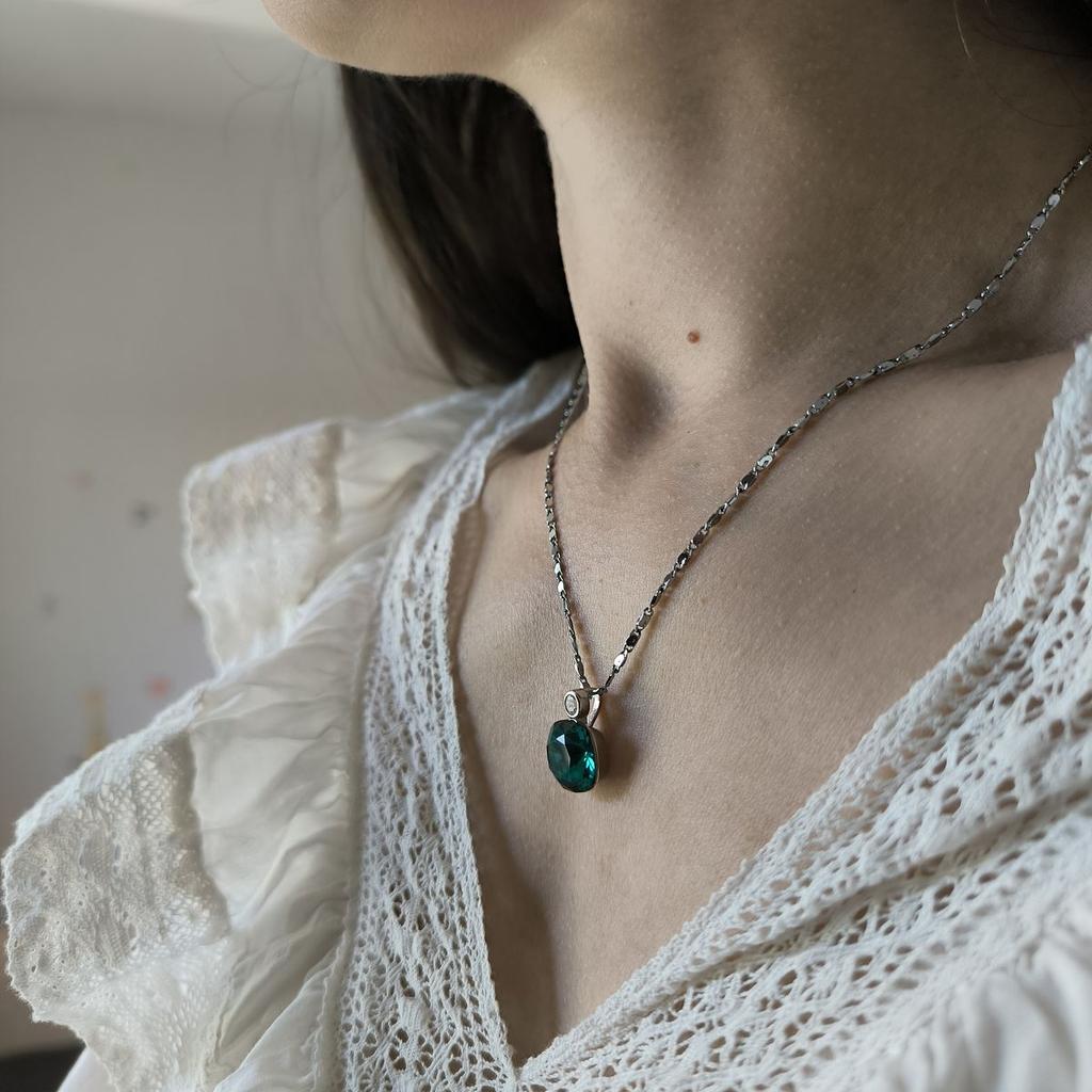 Серебряная подвеска с фианитами (60002209)