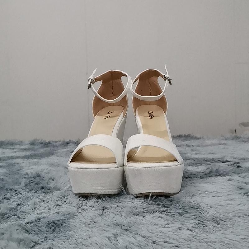 Women Sandals Sexy 12cm Peep Toe Ankle Strap Platform Wedge High Heels Sandals Party Red Wedding Dress Ladies Shoes
