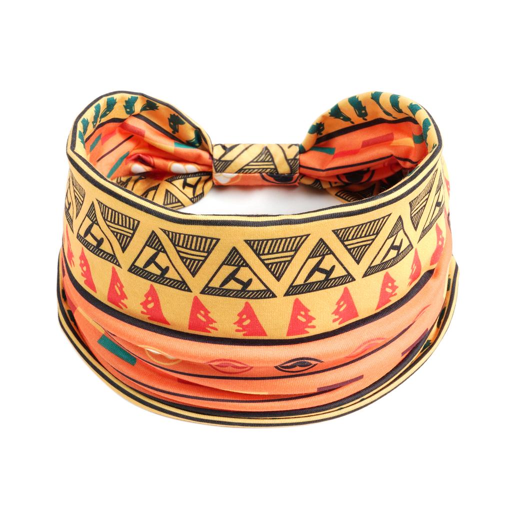 Bohemian Wide Cotton Stretch Headbands Women Headwrap Turban Headwear Bandage Hairbands Bandana Wide Headbands Hair Accessories