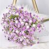 Decorative Gypsophila Artificial Flower Bouquet For Vase Decoration - Purple