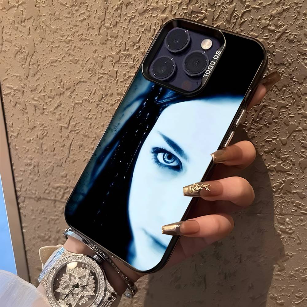 Evanescence Amy Lee For iPhone 17,16,15,14,13,12,11,Mini,Pro,E,SE4,XS,MAX Black Candy Matte Cover