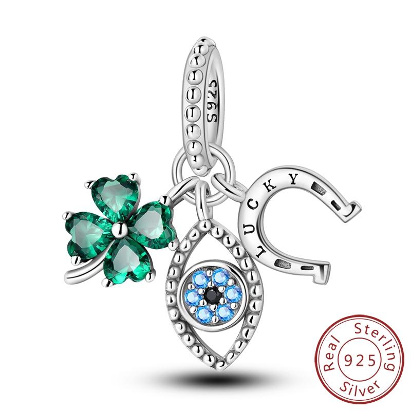 Real Copper Zircon Butterfly Travel Pendant Charms Beads Fit Original Mula Necklace Bracelet Women Jewelry