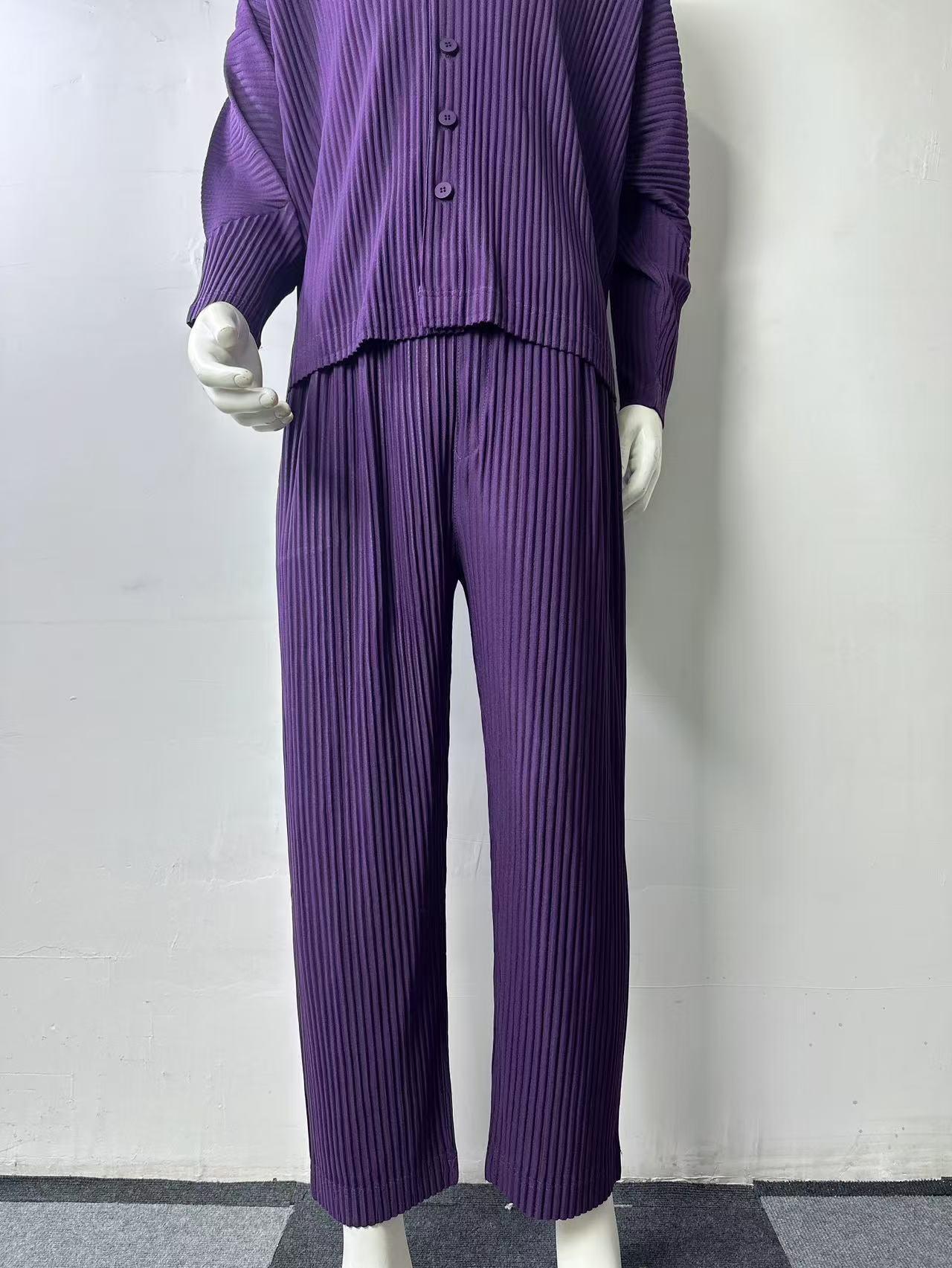 

Мужские летние брюки-каррот Miyake свободного кроя с завышенной талией и эластичным поясом в японском стиле - JF149. XXL: 182CM-188CM, 89-120KG