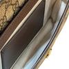 Gucci Ophidia Podwójne G Logo Zapięcie na zatrzask Płótno i Skóra Mini Torba na Ramię Damska torba na ramię Brązowy 764961-96IWG-8745
