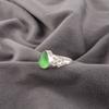 Green Cat's Eye Gemstone 925 Solid Silver Handmade Jewelry For Anniversary Gift RR-59-37