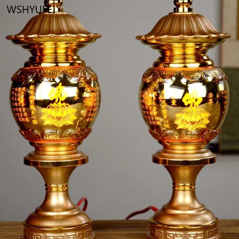 2 buc sfeșnice din aliaj de lotus simulate, materiale pentru templu budist, decor pentru casă, sacrificiu pentru templu, rugăciune pentru auspiciozitate feng shui