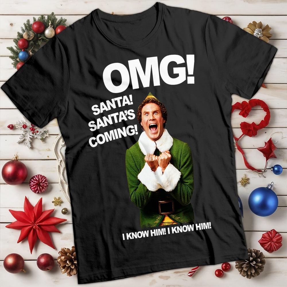 Funny Ugly Unisexs And Unisexs Buddy The Elf Christmas Tshirt Tee Mc