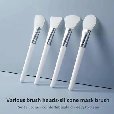 Silikonový štětec na masku s dlouhou rukojetí Miska na masku Nástroj pro aplikaci bahenní masky pro čištění obličeje Kosmetický salon