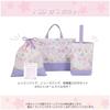 KIYOHARA Girls' Lesson Bag, Indoor Shoes Bag, Gym Clothes Bag, Name Stickers, Colorful Unicorn Design, Pink, AJMOW163-S3