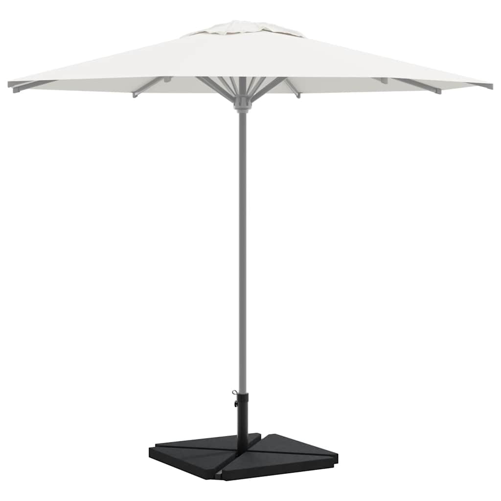 5 Piece Sun Umbrella Base Set Granite and Steel