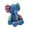 Plush Animal Dog Toy Squeaky Interactive Dog Chew Toy Stuffed Elephant Puppy Teething Toy for Medium Large Dogs