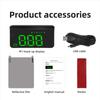Car HUD 3.5 inch Head-up Display   Projecter Digital Vehicle Speedometer GPS Model Overspeed Warning Fatigue Driving Alarm