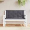 Coussin pour balancelle - VIDAXL - 120 cm - Gris Anthracite - Rectangulaire - Extérieur