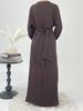 Elegant Lace-up Evening Gown - Slimming Bodycon Dress for Muslim Women In Dubai, Middle East & Turkey