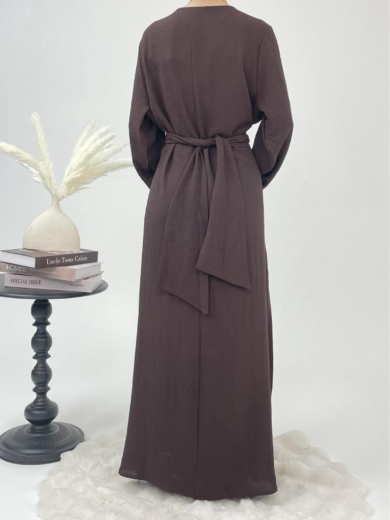 Elegant Lace-up Evening Gown - Slimming Bodycon Dress for Muslim Women In Dubai, Middle East & Turkey