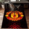 Manchester United Crest Rug Game Carpet, Floor Mat for Bedroom Living Room Entryway Rug, Home Decor Idea Gift for Christmas birthday