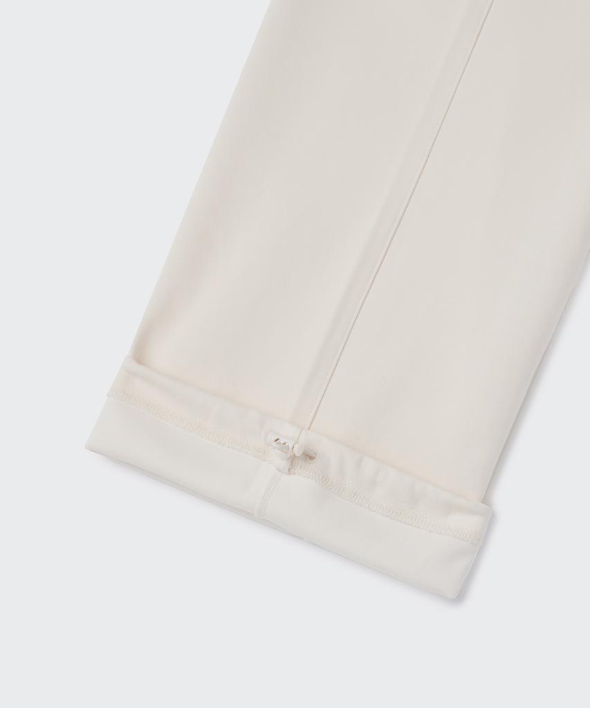 Musinsa Standard [Cooltandard] One-Pleat Wide Lounge Sweatpants [Cream]
