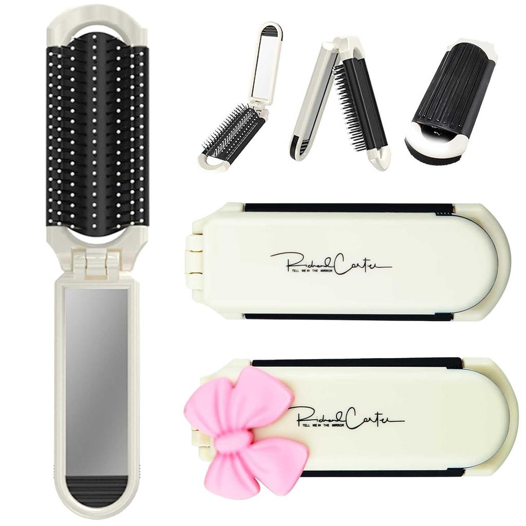 Portable Comb Airbag Air Cushion Comb Ladies Special Simple Fashion Comb Mirror One Folding Small Comb For Travel Outdoor