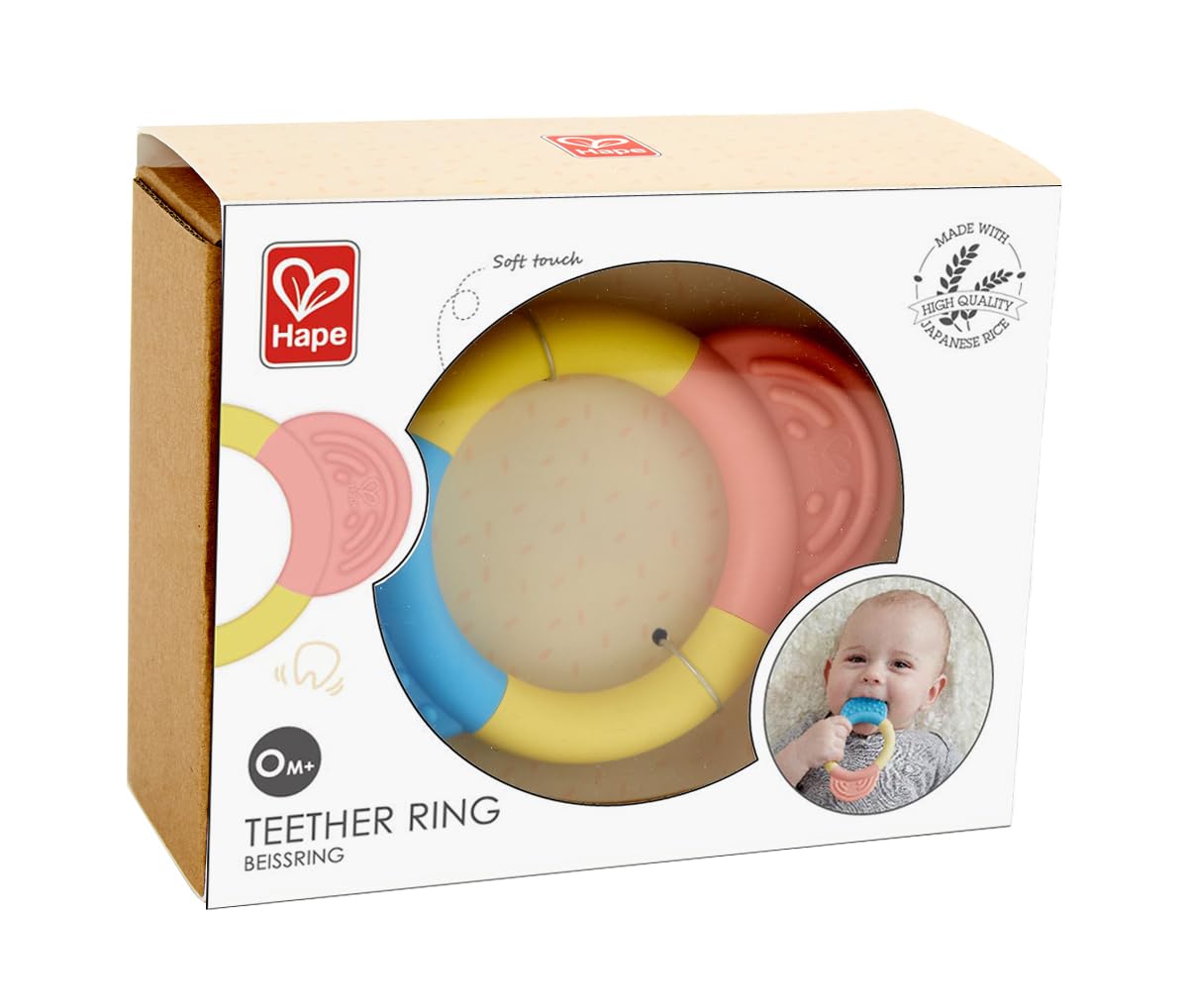 

Hape Teething Ring E0026