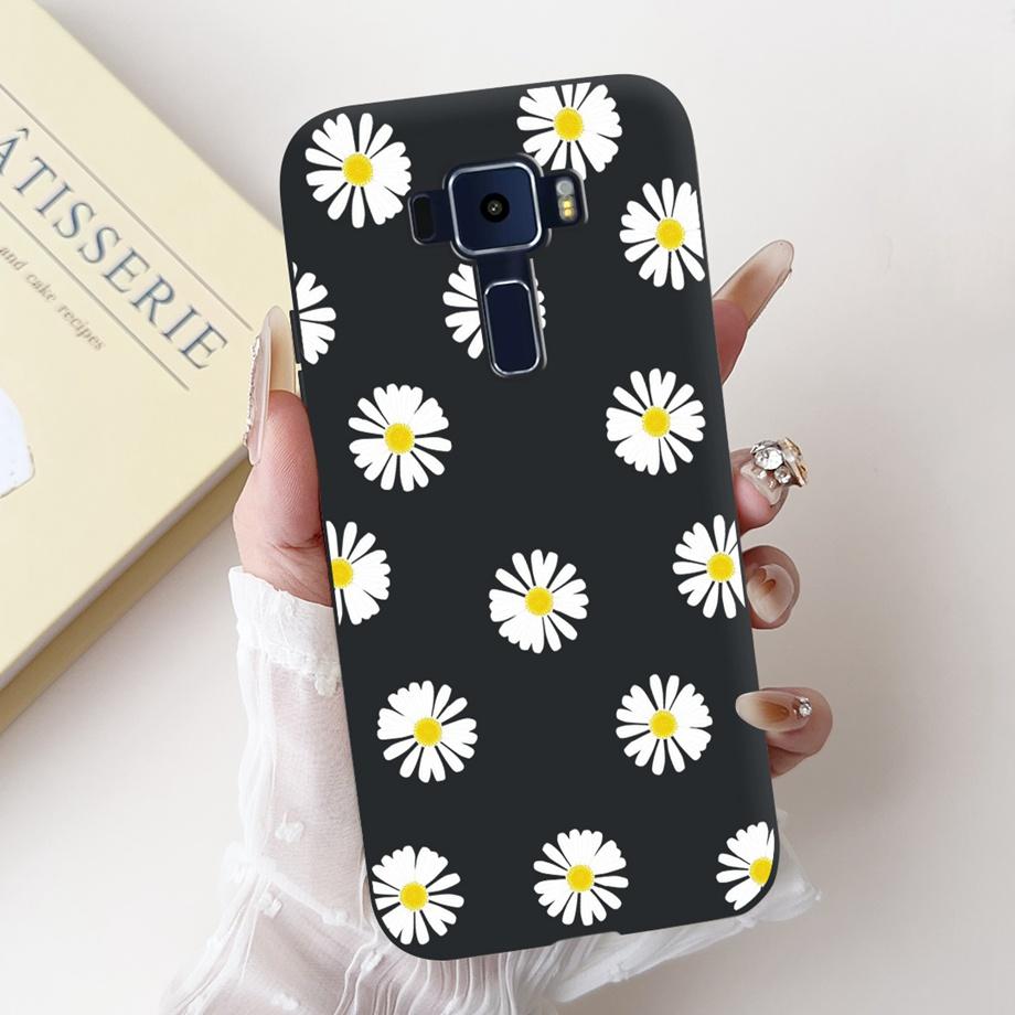 For ASUS Zenfone 3 ZE520KL Z017D 4 Max ZC520KL X008D 3 Max ZC520TL Case Soft Silicone Back Cover Love Heart Butterfly Flower Bag