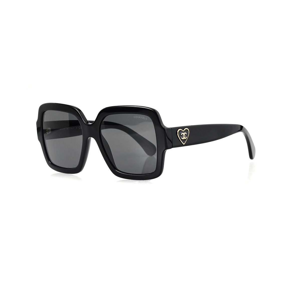 

Chanel European Black Butterfly Sunglasses Women sunglasses CH5479-C501 Basic Packaging-Eyeglass Case+Box,56mm,Black