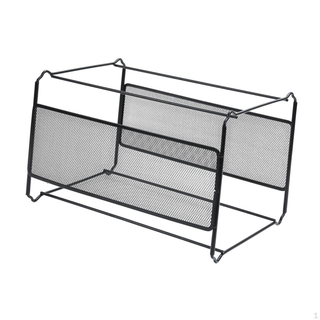 Desktop File Storage Solution, Hanging Folder Organizer for Magazines