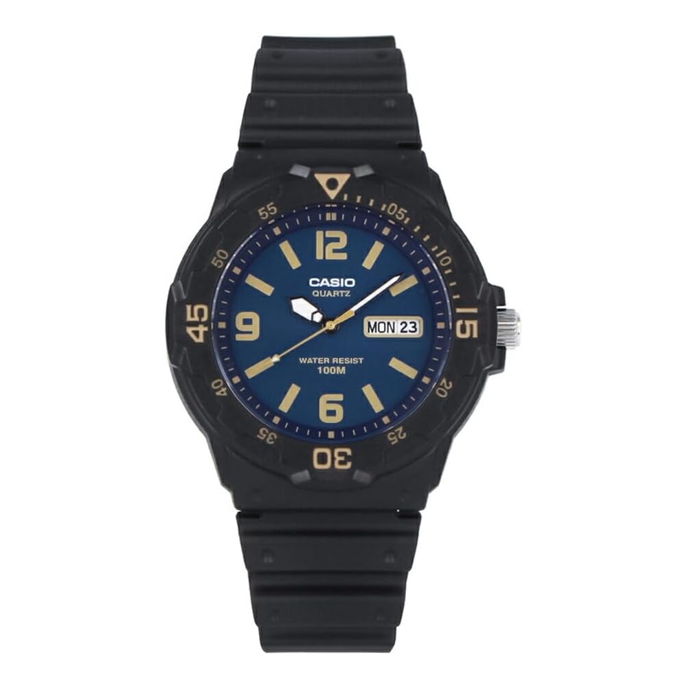 Casio Casio Standard Cheap Casio MRW-200H-2B3 Men s Quartz Watch Waterproof Black Navy