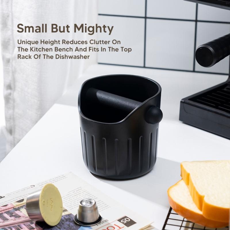 Convenient Coffee Dregs Bins  Multipurpose Antislip Coffee Grounds Bins  Durable ABS Coffee Waste Container for Home Bar