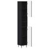 Bathroom Cabinet with Open Shelf ZWOLLE Black