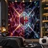 Wall Hanging Tapestry AC Milan Print Cloth for Living Room Bedroom Home Decor