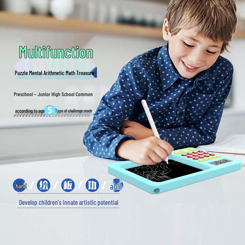 Popular Third-Gen Mental Math Treasure: Hand-Painted Writing Tablet and Puzzle for Kids