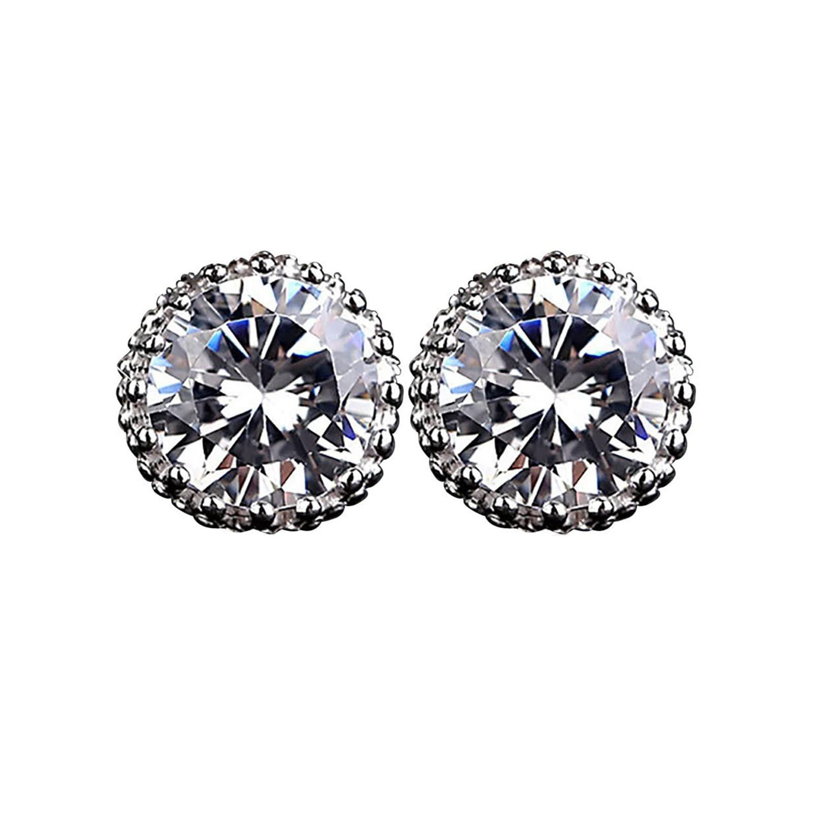 

Серьги-гвоздики с бриллиантами и цирконием, гипоаллергенные серьги-гвоздики для женщин, изящные украшения, наполнители для чулок