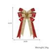 Charming Fabric Christmas Bow Decorations In Assorted Colors For Stylish Holiday Decor