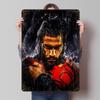 Roman Reigns Digital Art Tinplate Poster Customized Wall Art Vintage Metal Signs Retro Tin Plaque for Office Decor House Home