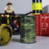Iron Mini Oil Drum Model Chemistry Oil Drum Model Car Model Storage Box Desktop Decoration War Games Scene Model for Xmas Gifts