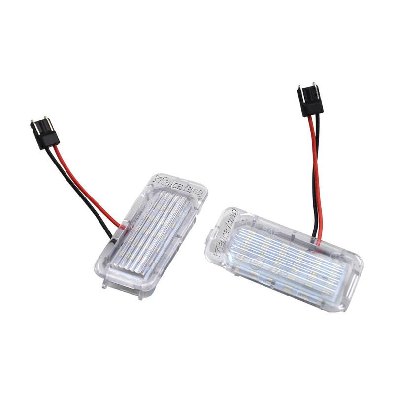 2X For Ford Focus Fiesta Mondeo MK4 C-Max MK2 S-Max Kuga Galaxy 6000k White 12V Canbus LED Number License Plate Light Lamp
