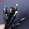JCD 1pcs DC5.5x2.1 Female Plug To DC Male Plug Cable Converter 5.5*2.5/3.5x1.35/4.0*1.7/2.5*0.7Extension Connector Power Cord