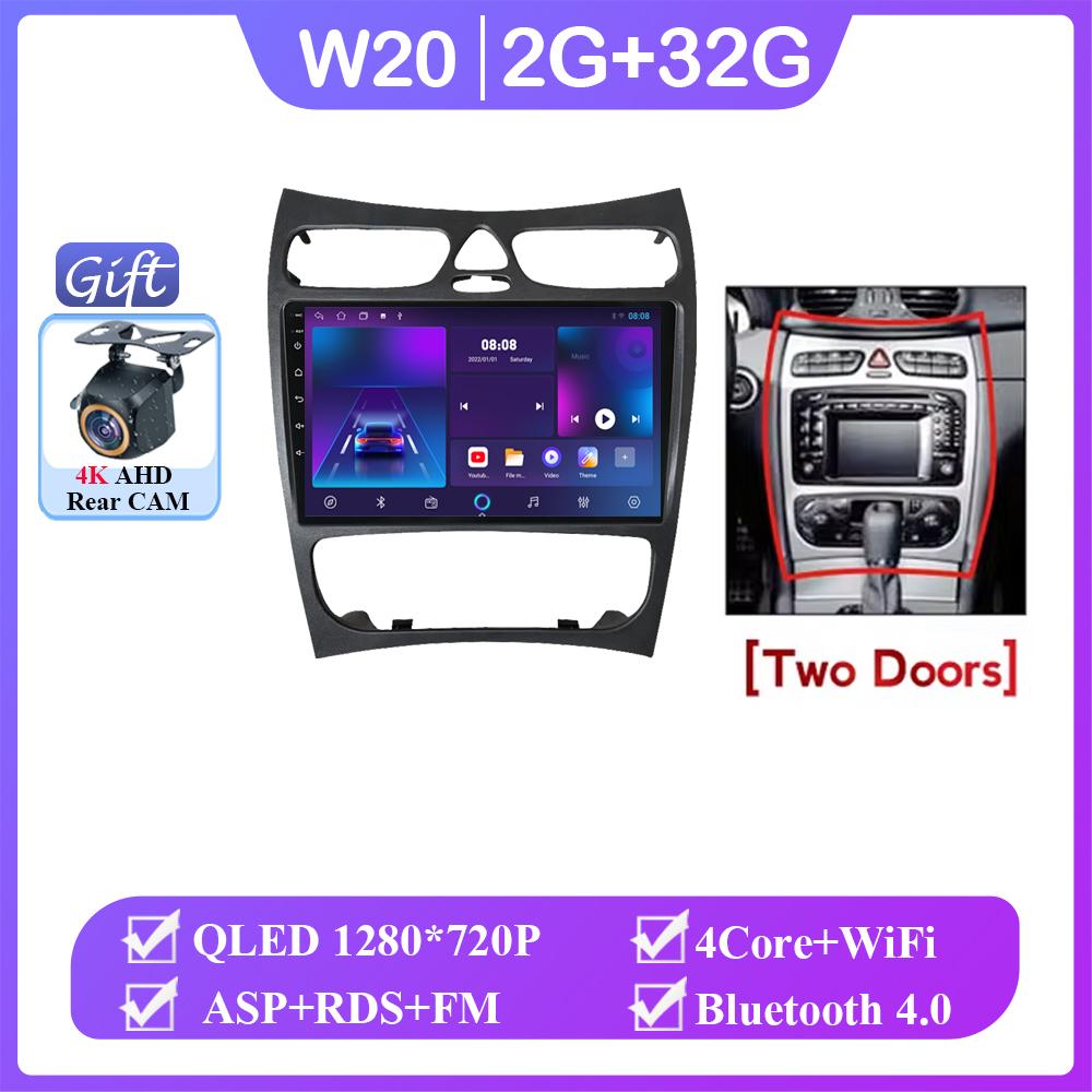 

Android 14 автомобильное радио для Mercedes Benz C-Class W203 C200 C320 C350 CLK W209 2002 - 2005 навигация GPS мультимедийный плеер стерео