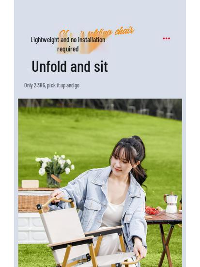 Portable Folding Outdoor Chair: Ideal for Camping, Picnic, Fishing, Beach, and More